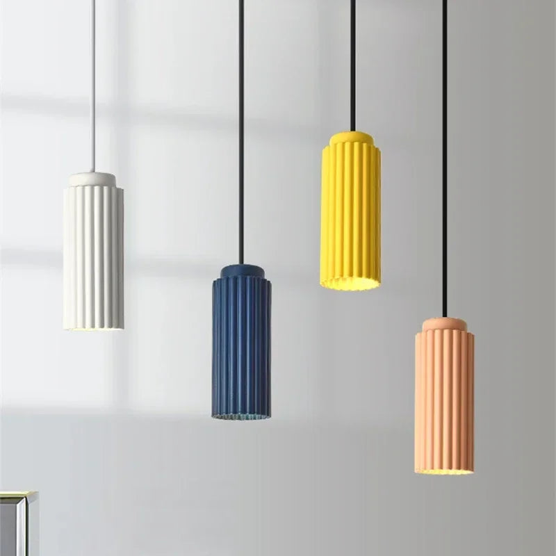 Pendente LED Nórdico Fio Longo — Para Quarto, Bar, Restaurante e Hotel