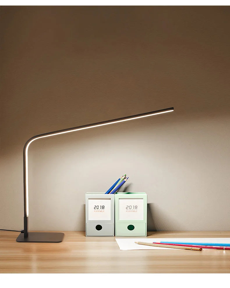 Mini Luminária de Mesa LED USB Recarregável Dobrável – Proteção Ocular