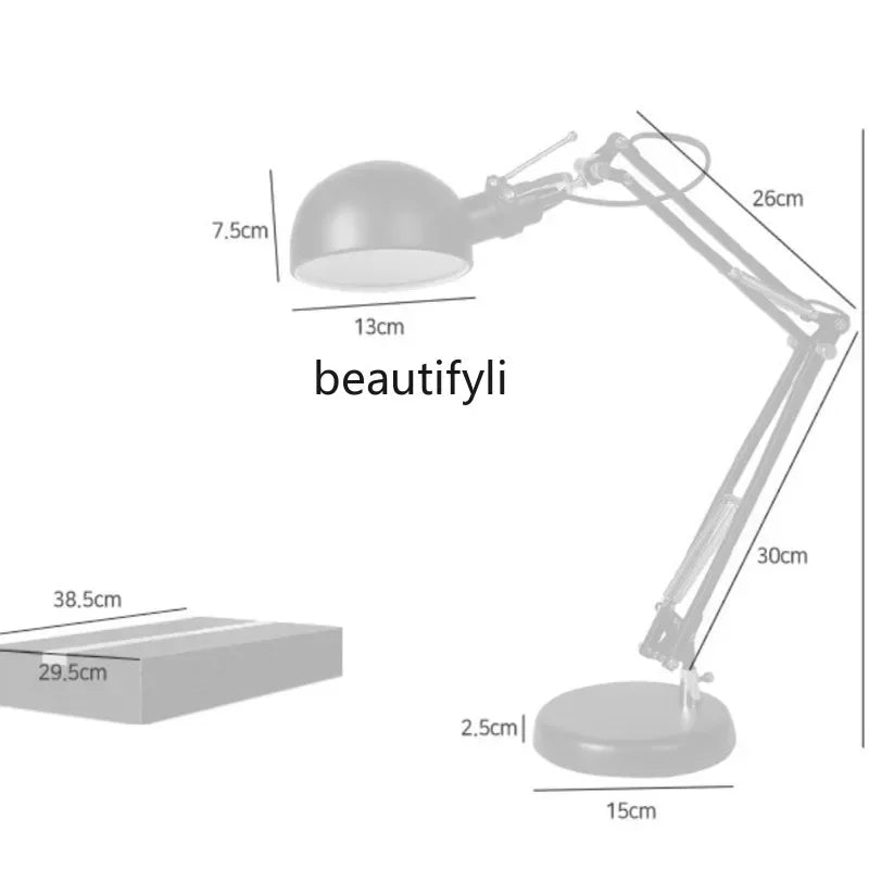 Luminária de Escrivaninha Dobrável com Proteção Ocular – LED para Estudantes