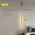 Pendente LED Longo Linear Moderno para Sala de Jantar e Quarto