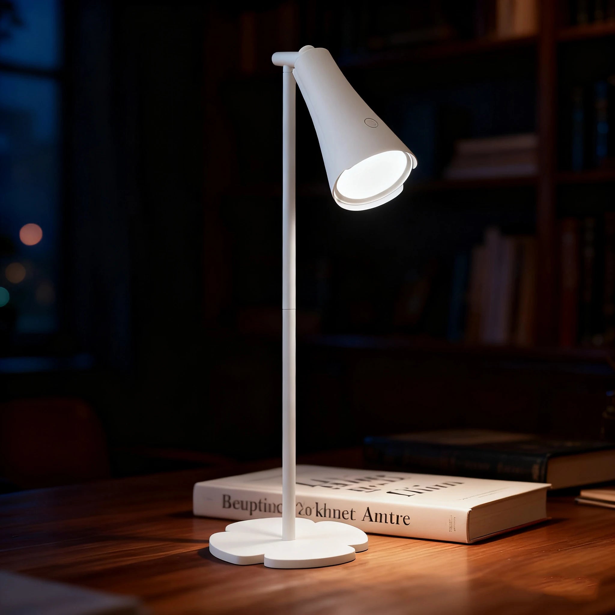 Luminária de Mesa Multifuncional USB Proteção Ocular – Leitura e Escritório