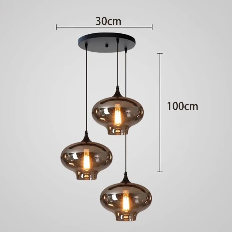 Pendente LED Artístico para Sala de Estar