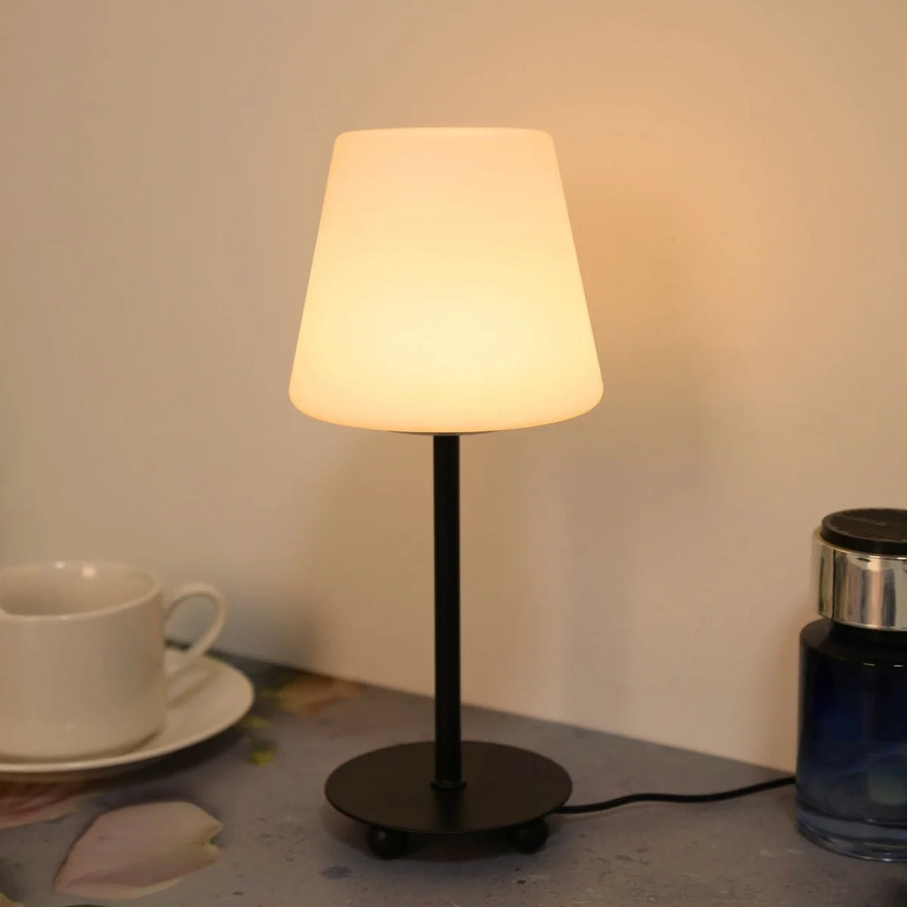 Luminária Cream LED USB 3 Cores Quarto Sala Escritório