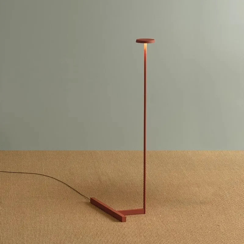 Luminária de Chão Minimalista LED Designer – Para Canto de Sala e Quarto