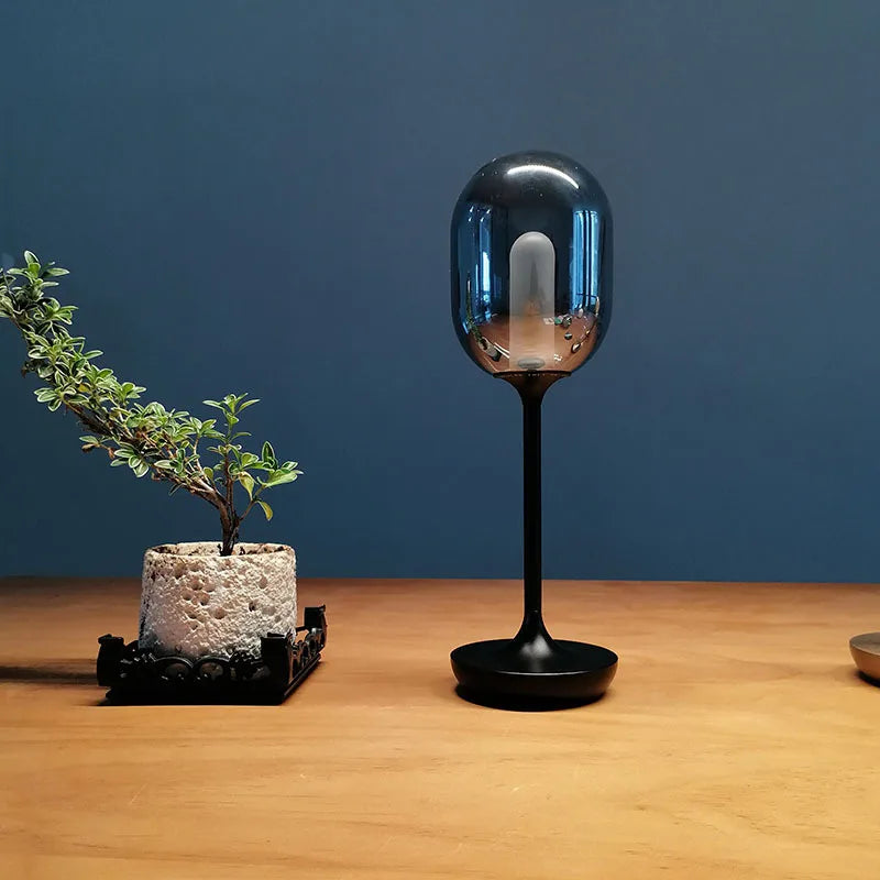Luminária de Mesa LED Recarregável Sem Fio Touch – Portátil Estilo Vela