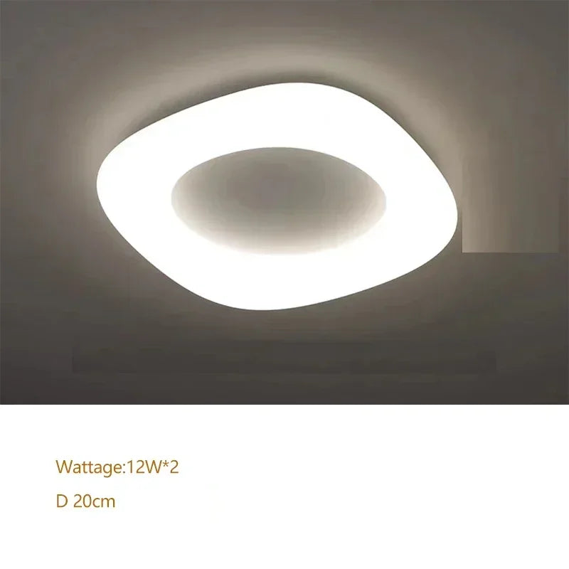 Lustre Circular Nórdico em Acrílico