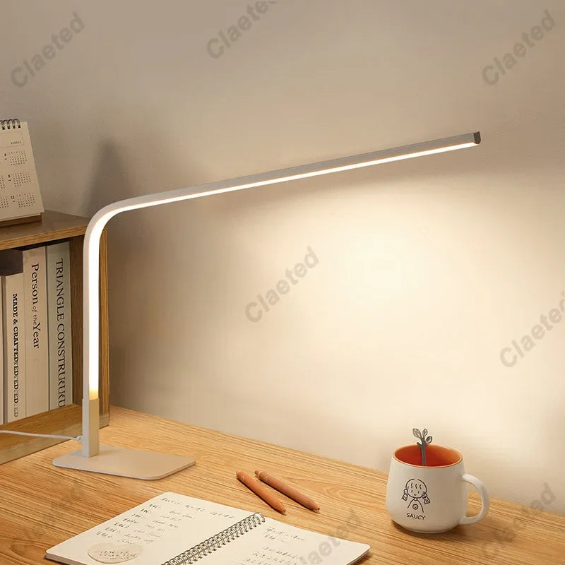 Mini Luminária de Mesa LED USB Recarregável Dobrável – Proteção Ocular