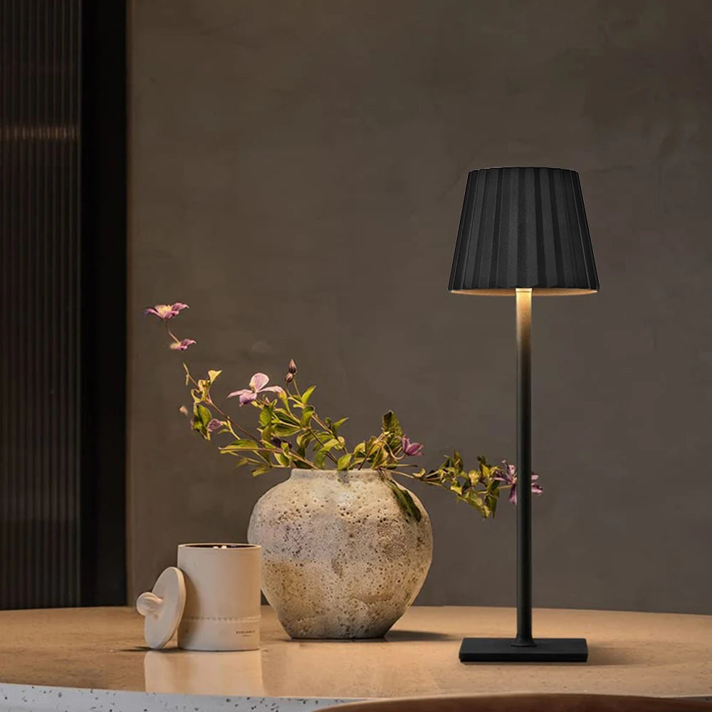 Luminária LED Sem Fio Touch 3 Cores Dimmer Recarregável
