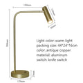 Luminária de Mesa Metal Minimalista para Hotel e Quarto – Designer