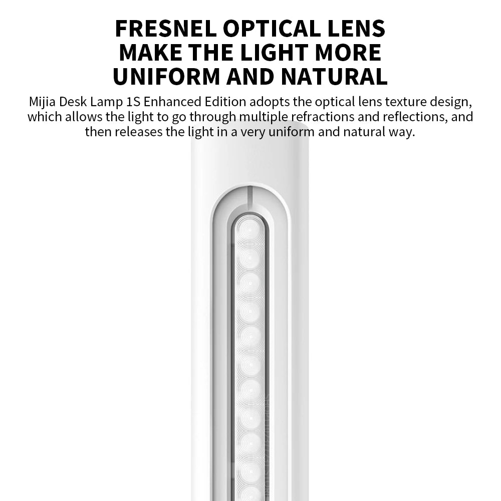 Luminária de Mesa LED Ra95 com Controle por Voz e Proteção Ocular
