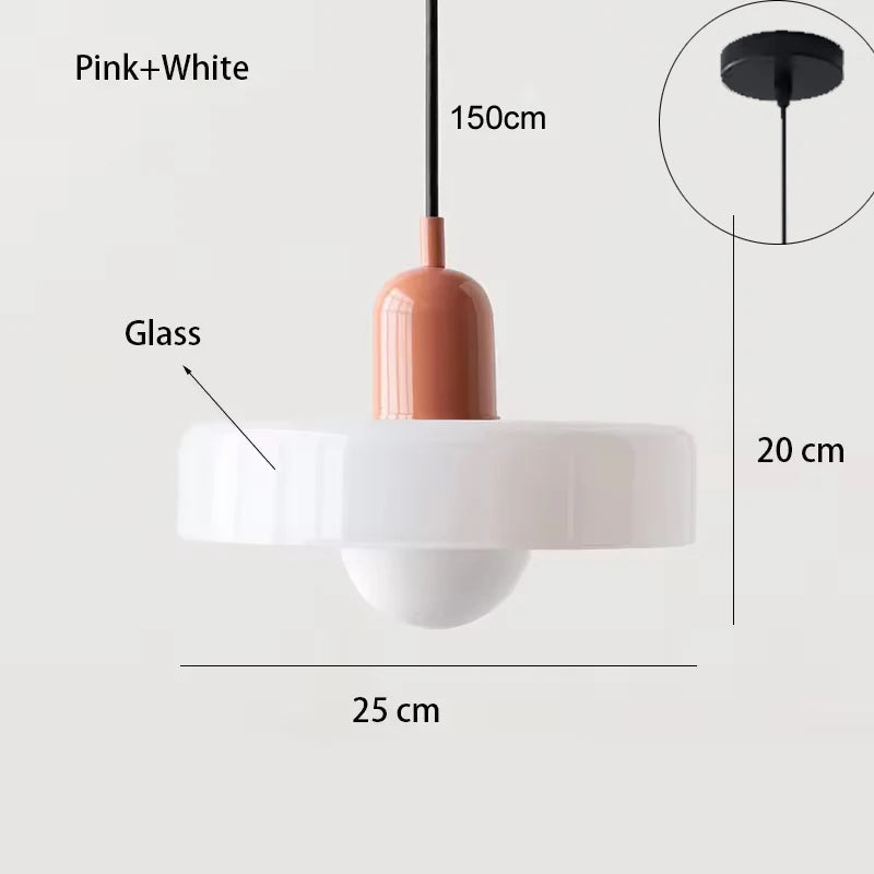 Pendente de Vidro Decorativo para Sala, Cozinha, Ilha e Quarto