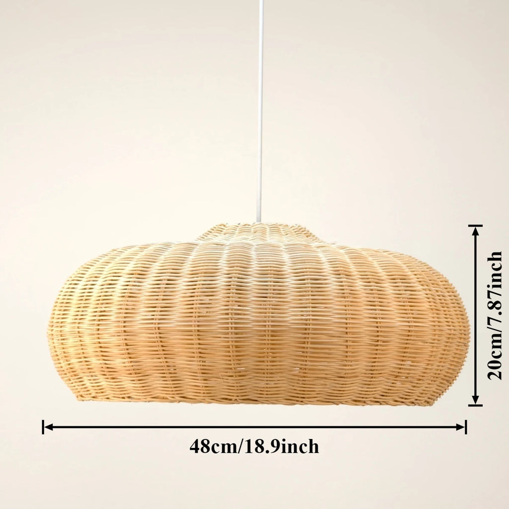Pendente Artesanal de Rattan e Vime Boho