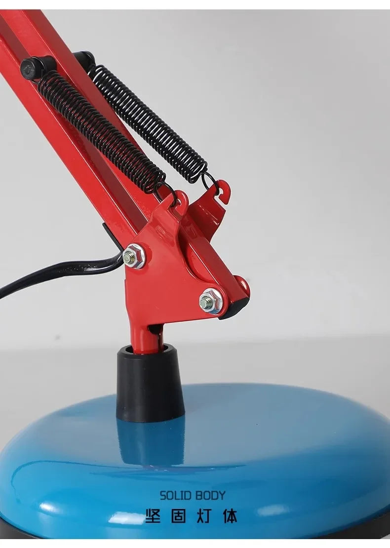 Luminária de Mesa Colorida com Garra 360° – Proteção Ocular 3 Temperaturas
