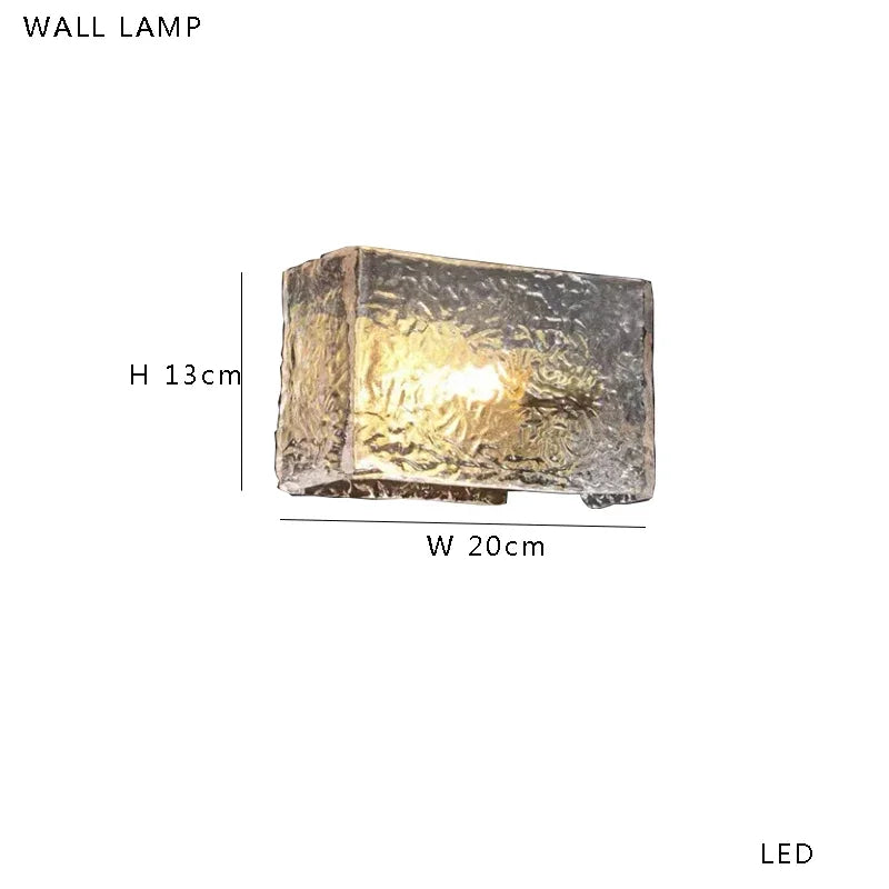 Luminaria de Mesa Avcaara - Vidro Texturizado - escritorio organico moderno