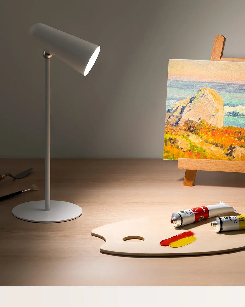 Luminaria de Mesa Arsiia - Acabamento Natural - aparador contemporaneo