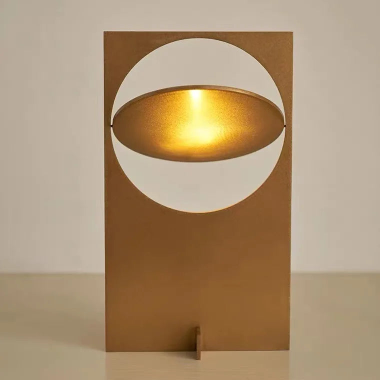 Luminária de Mesa Pôr do Sol Minimalista – Atmosfera de Luxo para Quarto