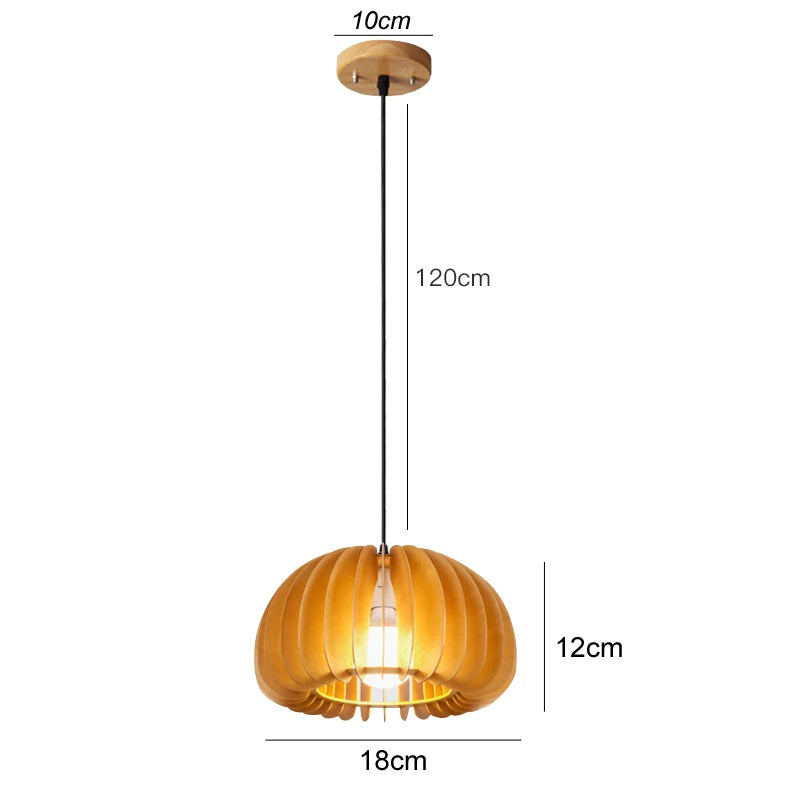 Lustre Lanterna de Bambu Trançado à Mão Retrô