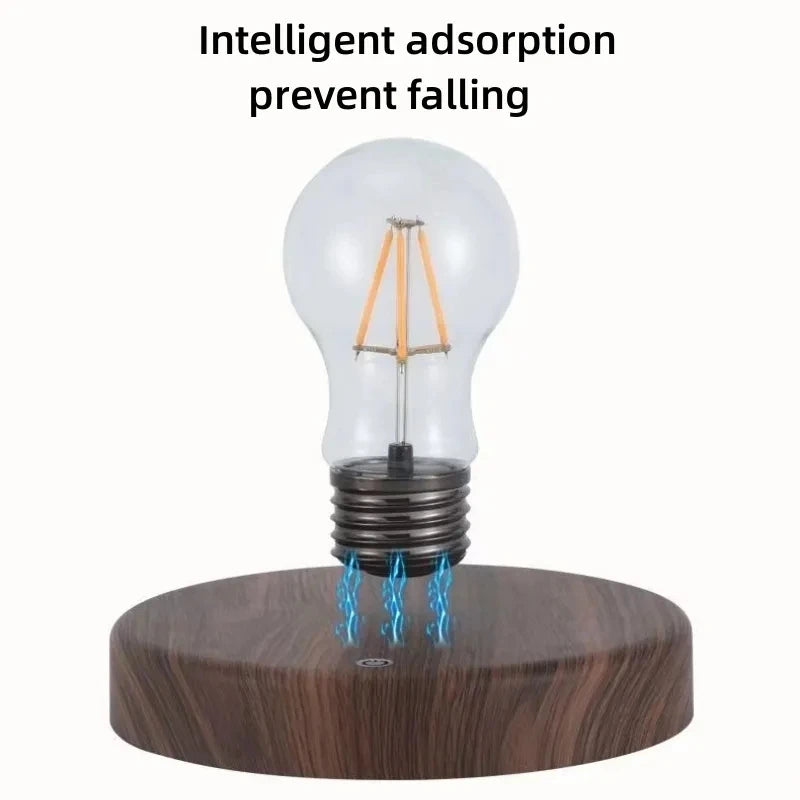 Luminária com Levitação Magnética – Bulbo Flutuante LED para Decoração