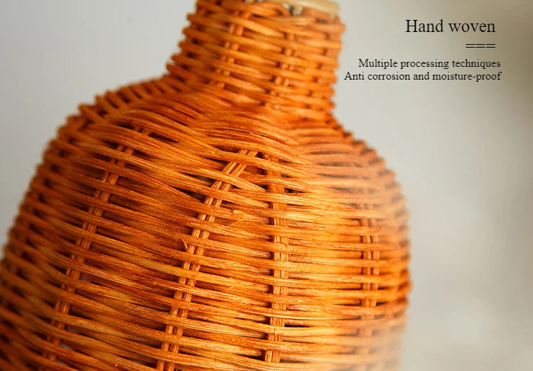 Luminaria de Mesa Avnae - Rattan e Linho - cabeceira japandi