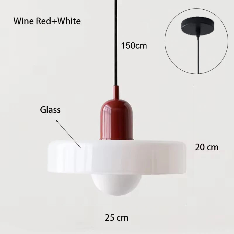 Pendente de Vidro Decorativo para Sala, Cozinha, Ilha e Quarto