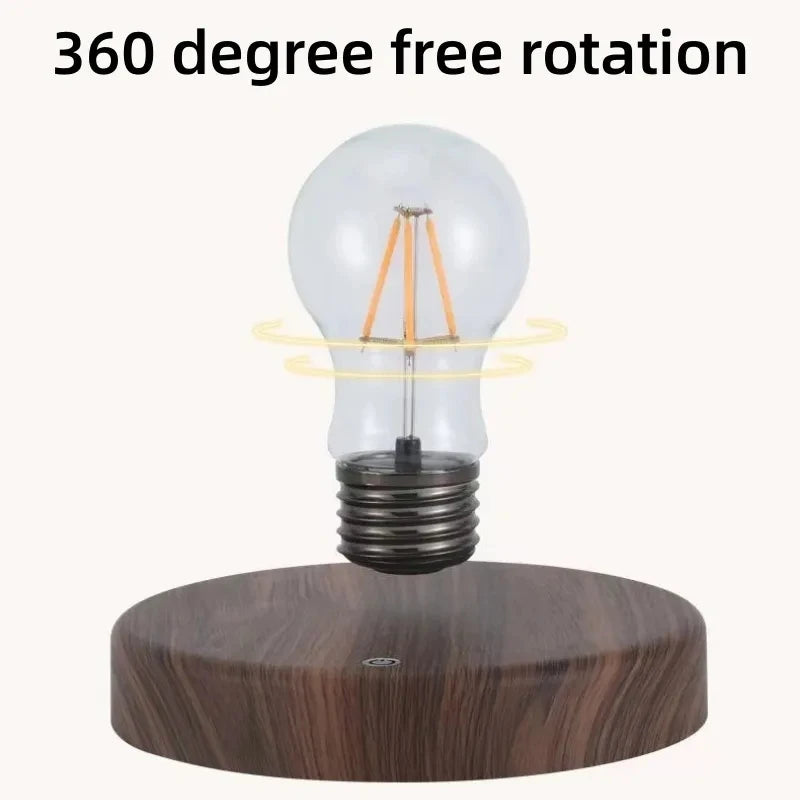 Luminária com Levitação Magnética – Bulbo Flutuante LED para Decoração