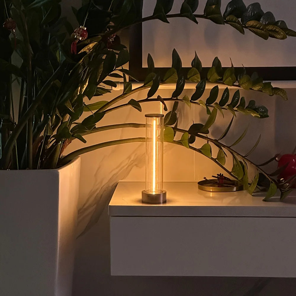 Luminária de Mesa Magnética Portátil Recarregável Touch – 3 Cores