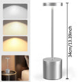 Luminária LED Recarregável Touch Mesa Sala Jantar Quarto