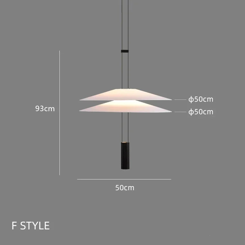 Lustre Circular Minimalista Moderno para Sala de Estar e Bar