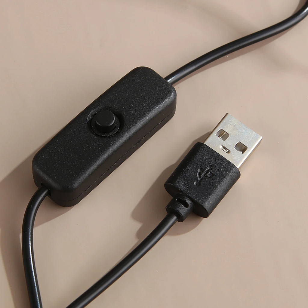 Luminária de Mesa Madeira USB com Ângulo Regulável – Luz Noturna