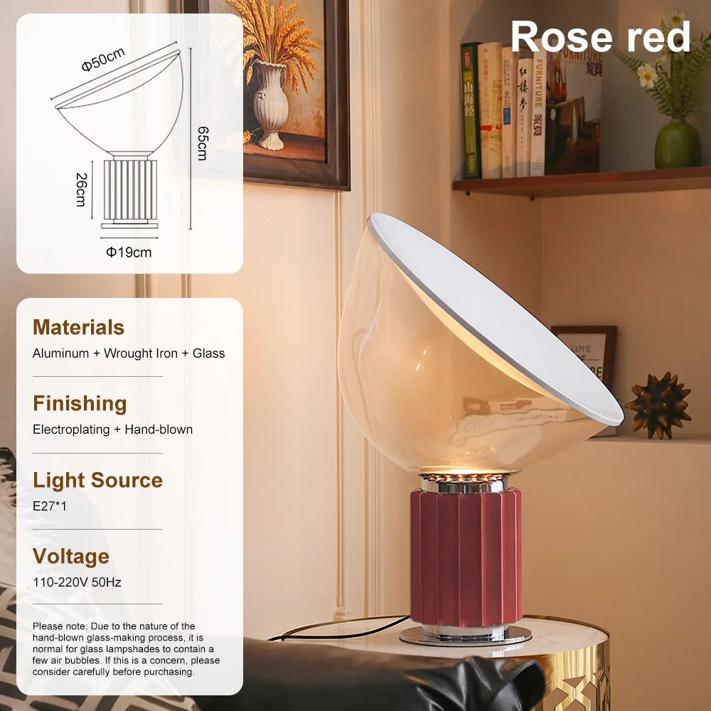 Luminária de Chão Taccia LED Italiana Moderna Sala Escritório