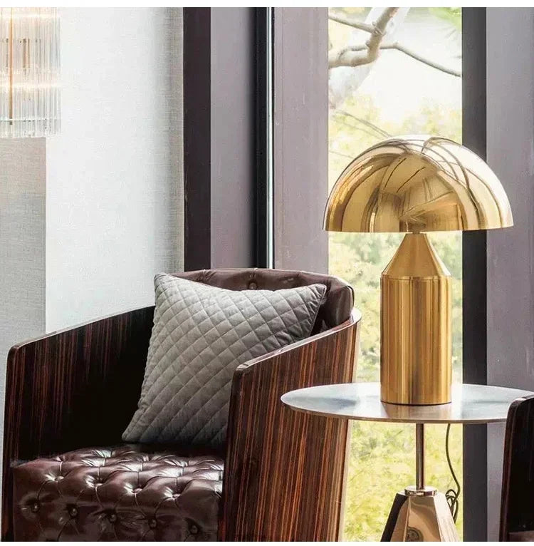Luminária de Mesa Cogumelo LED Nórdica Proteção Visual