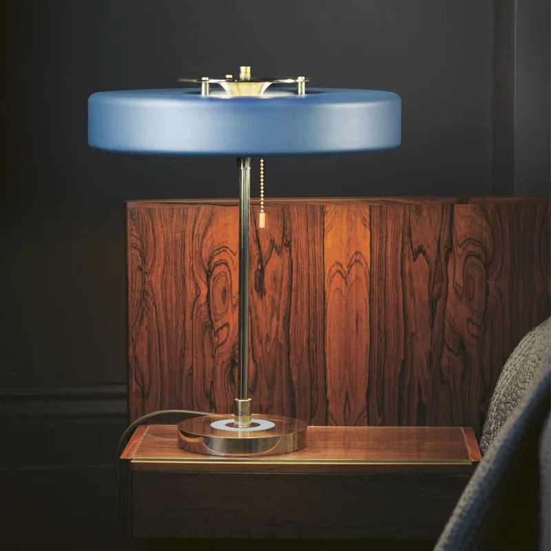 Luminária Retrô Britânica LED Escandinava Mesa Sala Quarto