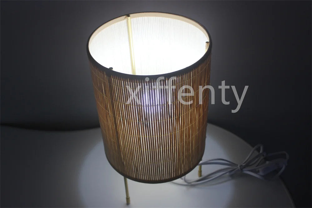 Luminária Rattan Artesanal Nórdica Cabeceira