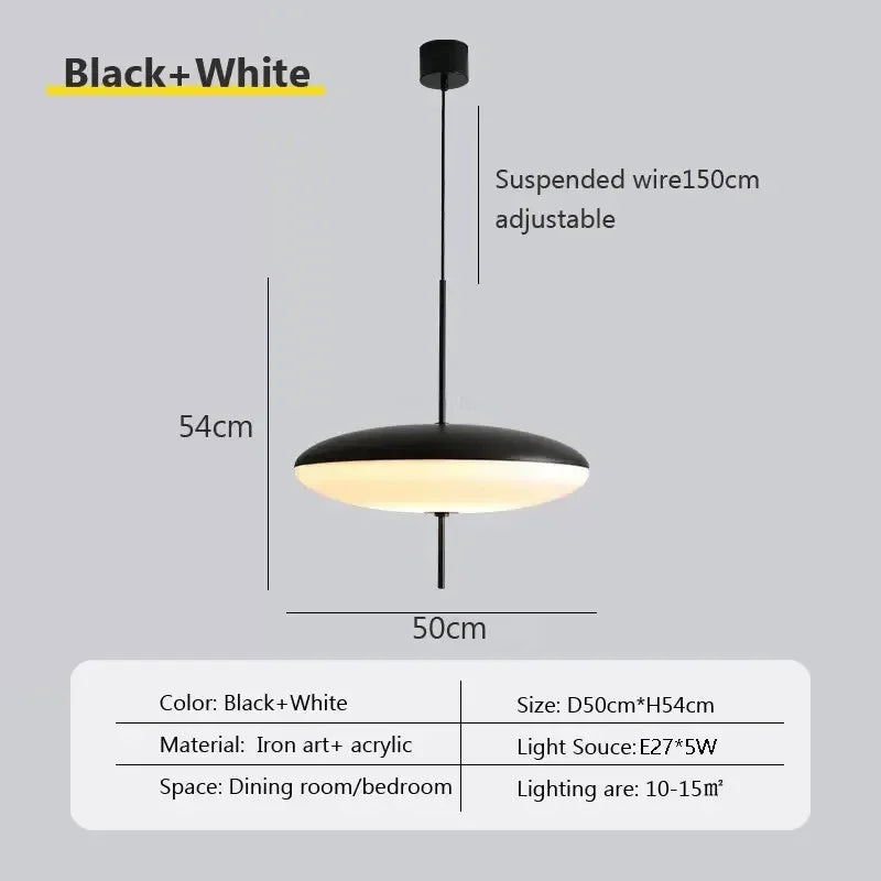 Pendente UFO Design Dinamarquês Criativo