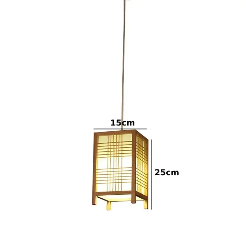 Pendente Elmiia - Bambu Natural - sala de jantar boho natural