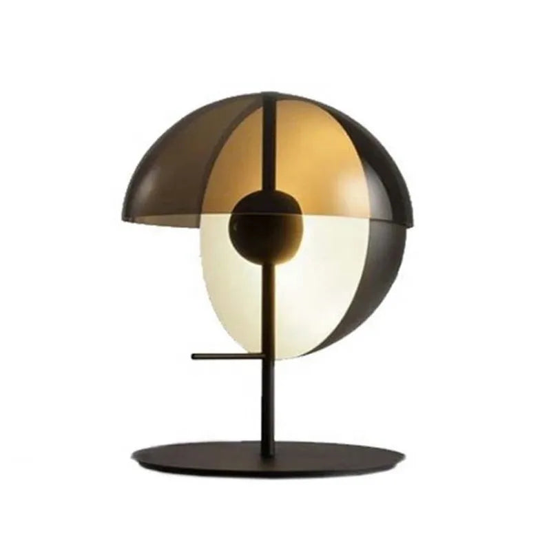 Luminaria de Mesa Avmaela - Vidro Texturizado - home office escultural