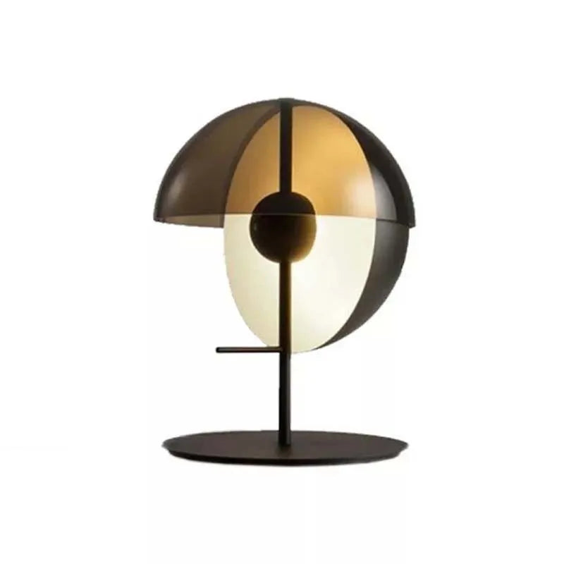 Luminaria de Mesa Avmaela - Vidro Texturizado - home office escultural