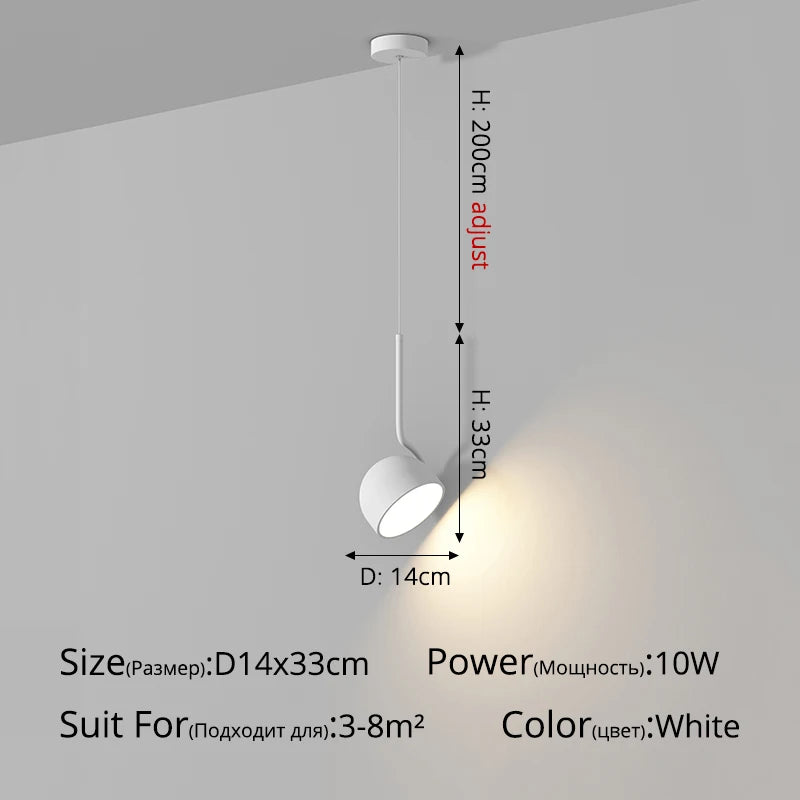 Pendente LED Moderno com Dimmer
