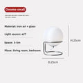 Luminária de Mesa Bauhaus Creme Minimalista E27 – Sala, Quarto e Escritório