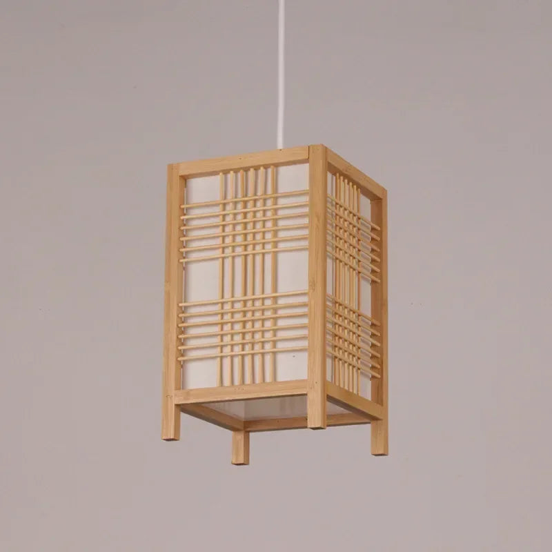 Pendente Elmiia - Bambu Natural - sala de jantar boho natural