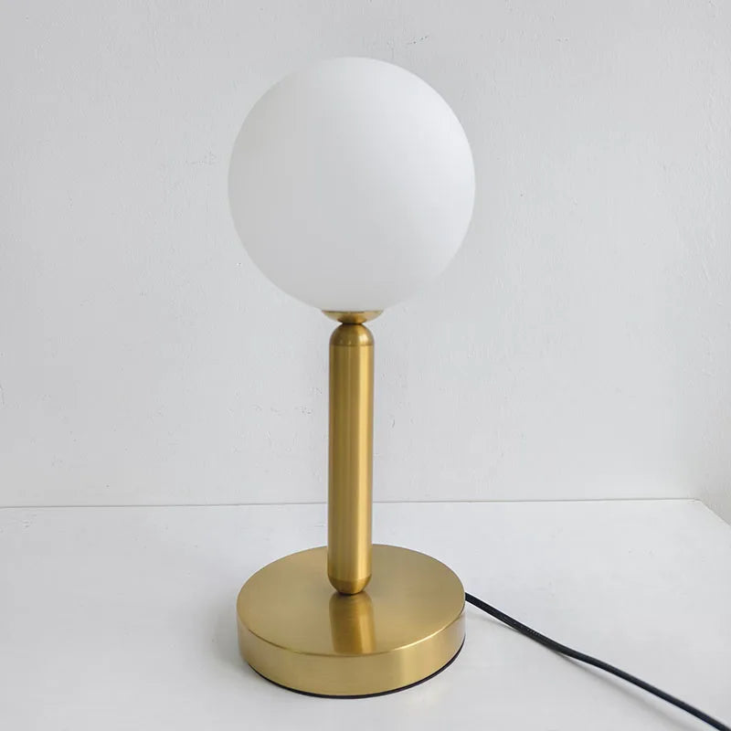 Luminaria de Mesa Arcaira - Vidro Texturizado - escritorio organico moderno