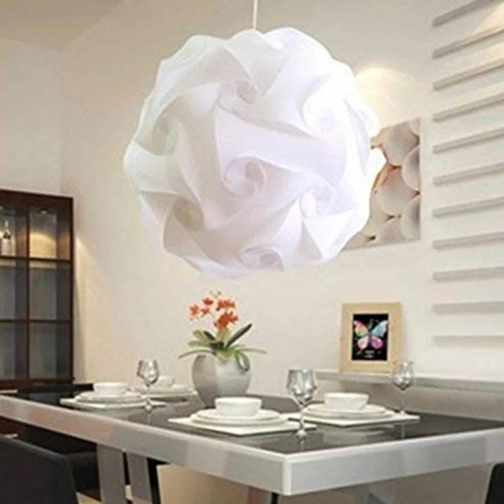 Cúpula Pendente Quebra-Cabeça Moderno — Fácil Montagem para Decoração