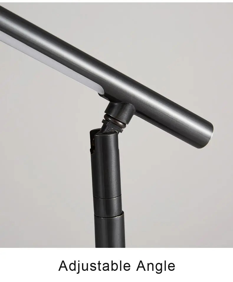 Luminária de Mesa Cobre Real com Cúpula Tecido LED – Quarto e Sala