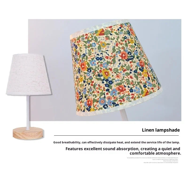 Luminária Madeira USB Quarto Quarto LED Decorativa
