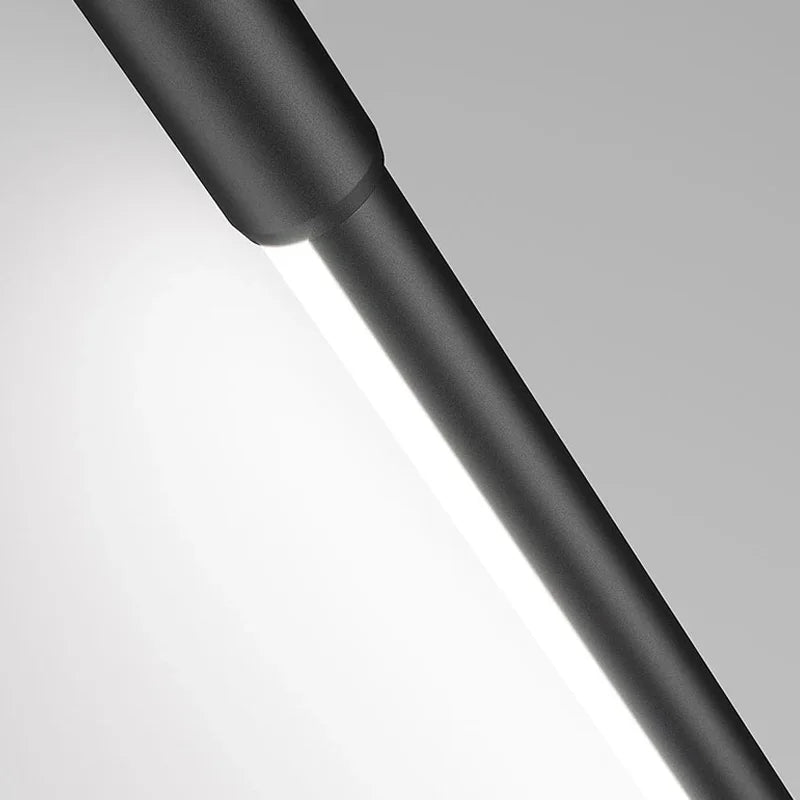 Pendente LED Minimalista em Alumínio Preto