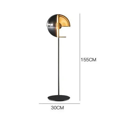 Luminaria de Mesa Avmaela - Vidro Texturizado - home office escultural