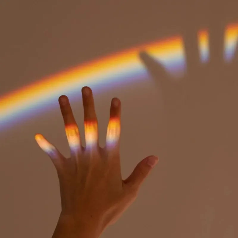 Luminária de Mesa Arco-Íris Colorida – Leitura e Decoração para Quarto