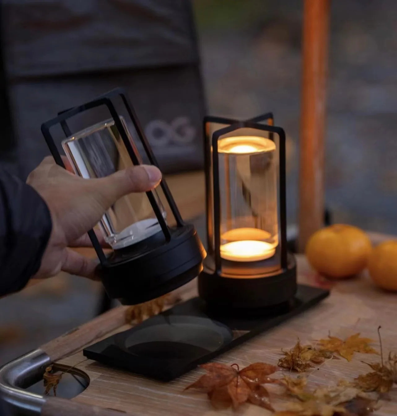 Luminária de Mesa Cristal Alumínio Recarregável Touch – Bar e Quarto