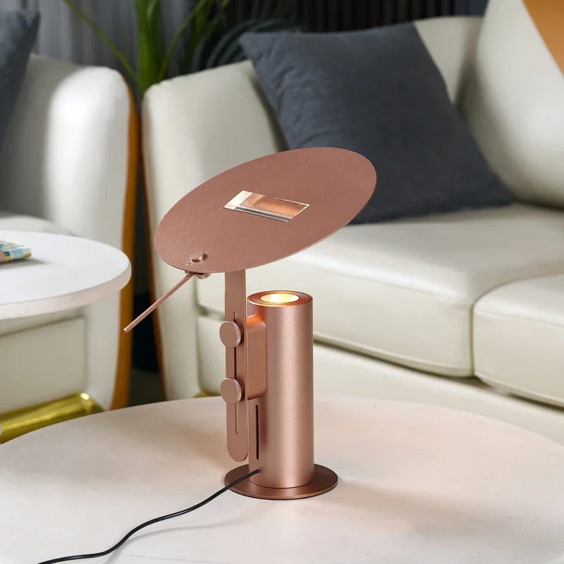 Luminária de Mesa Arco-Íris Colorida – Leitura e Decoração para Quarto