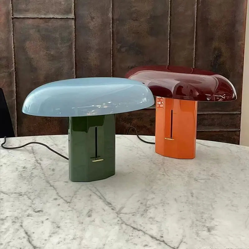 Luminária Cogumelo Multicolor LED Mesa Decorativa